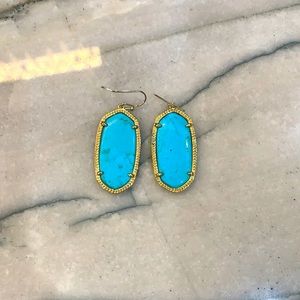 Kendra Scott turquoise earrings